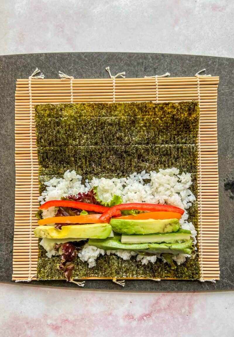 Easy Vegetable Sushi Recipe - This Healthy Table