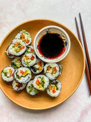 Easy Vegetable Sushi Recipe - This Healthy Table