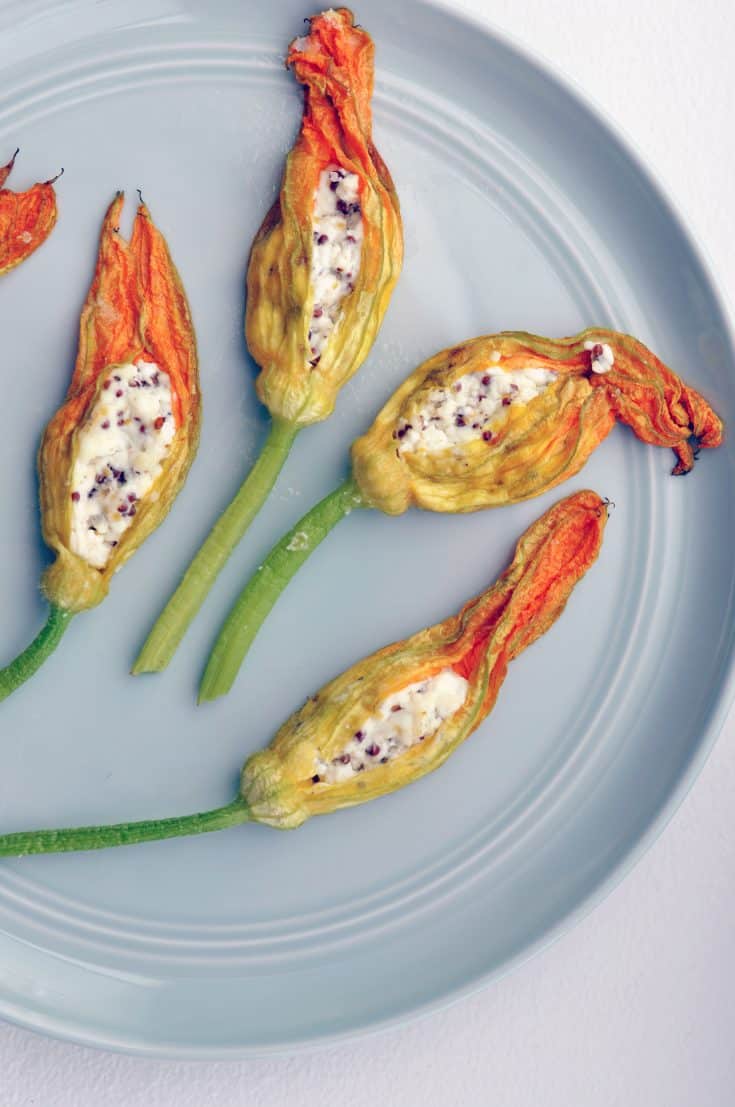 Stuffed Squash Blossoms Recipe This Healthy Table