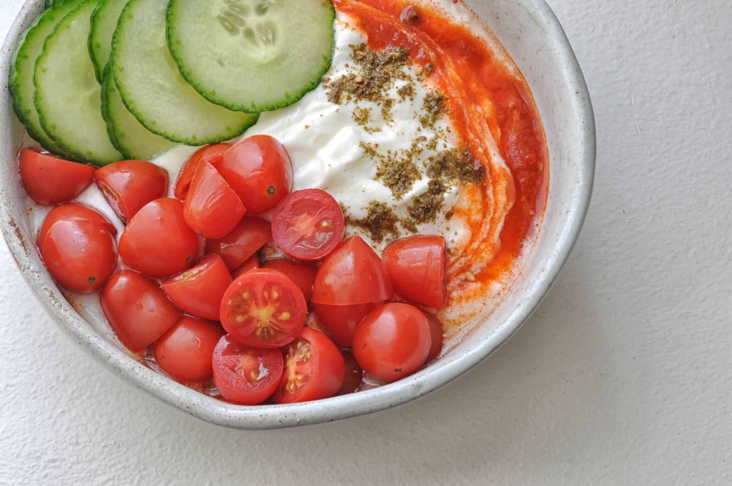 Savory Yogurt with Harissa & Za'atar This Healthy Table