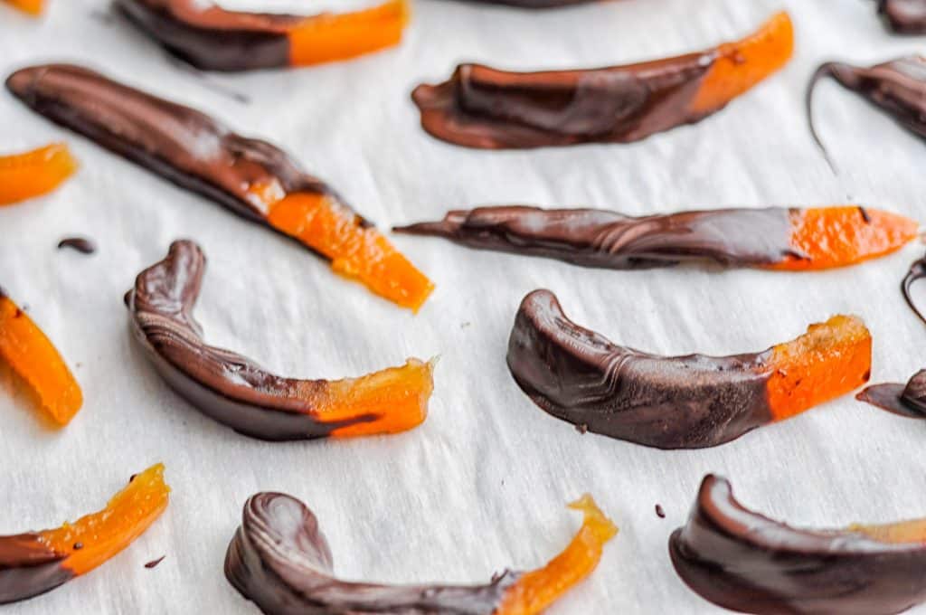 chocolate covered citrus peels