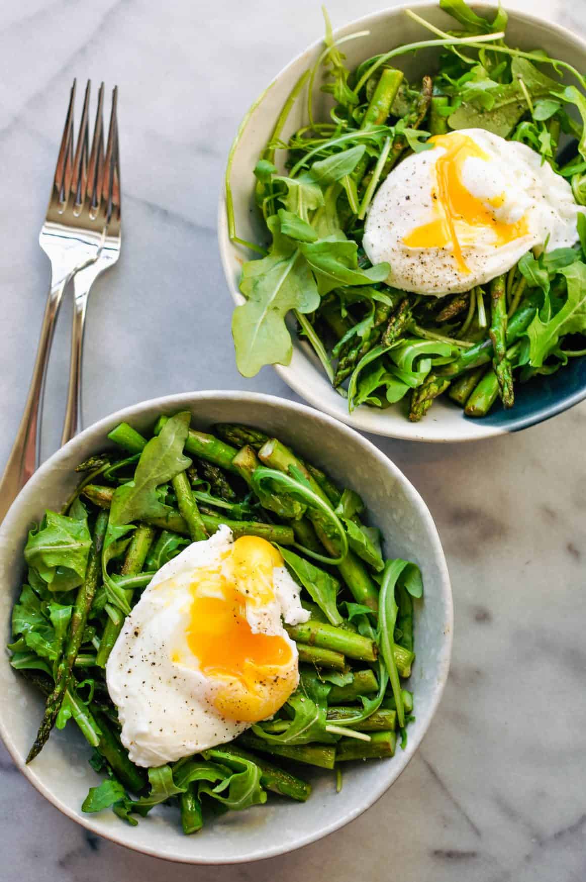 Arugula and Asparagus Breakfast Bowl This Healthy Table