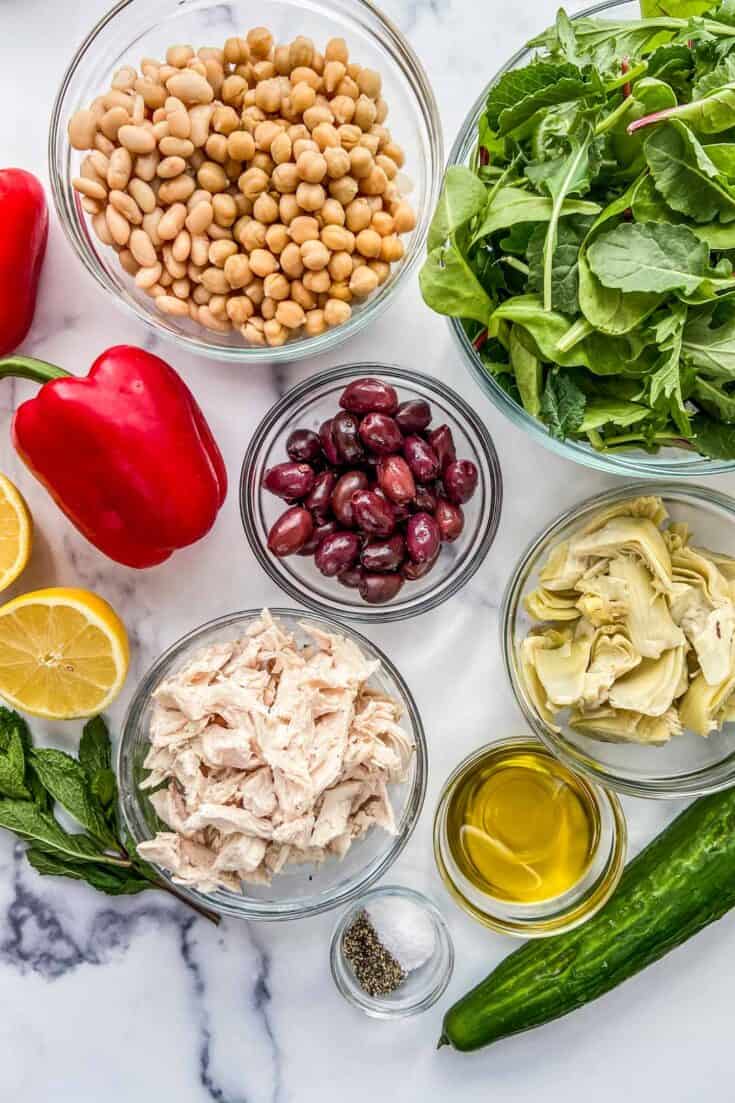 Mediterranean Chicken Salad - This Healthy Table