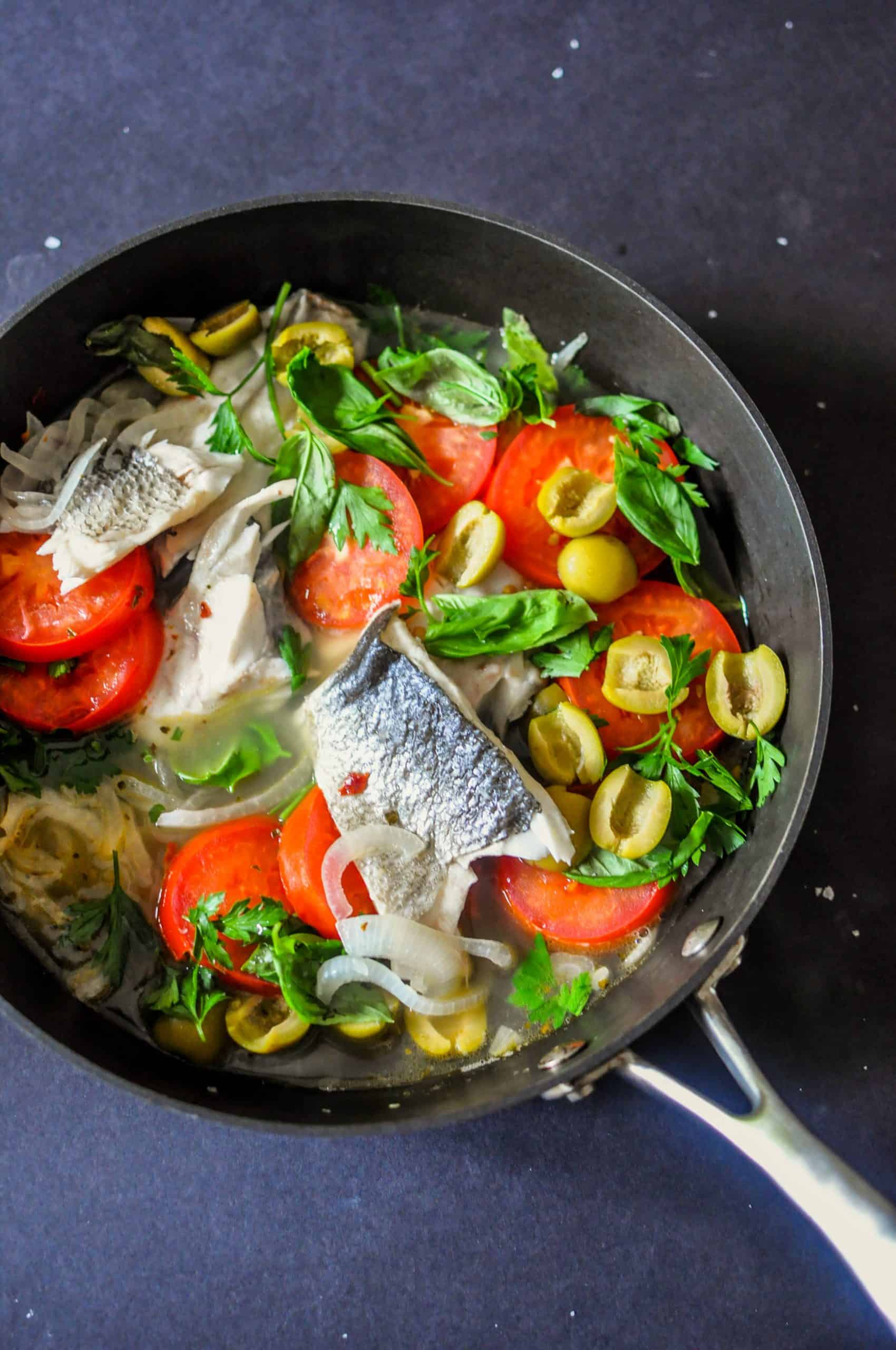 Poached Sea Bass Recipe - this healthy table