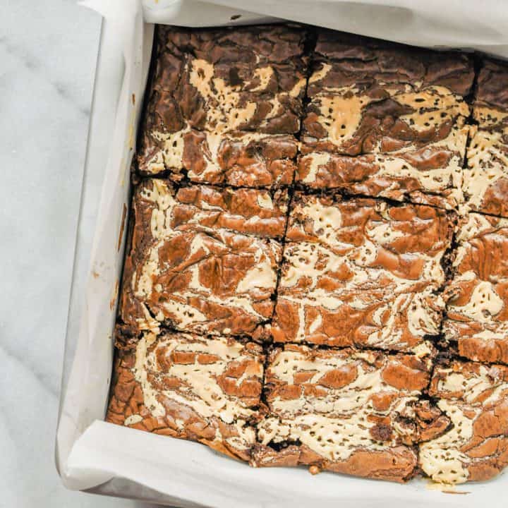 brownies in a pan