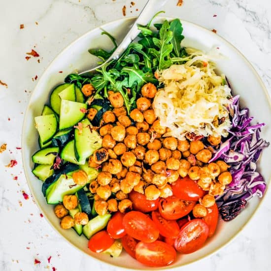 Chickpea Power Bowl Recipe - This Healthy Table