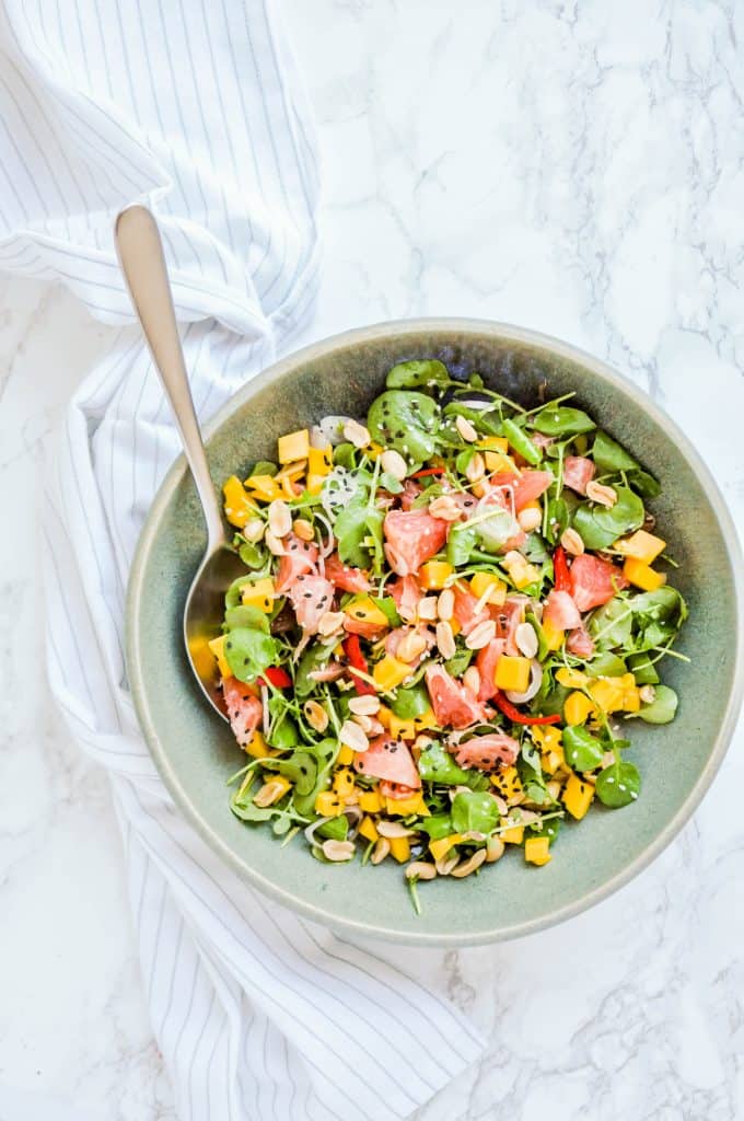 Spicy Thai Grapefruit Salad - This Healthy Table