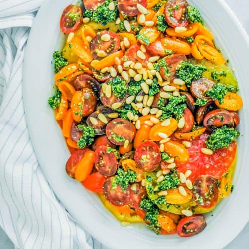 Easy Tomato Salad with Tarragon Pesto This Healthy Table
