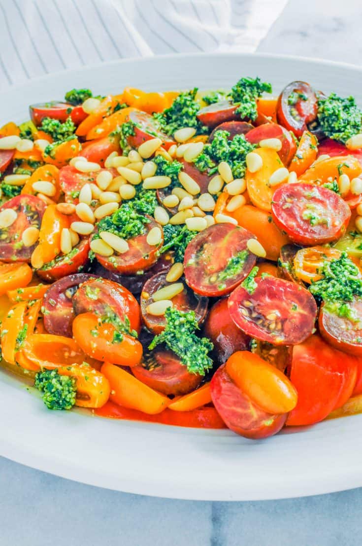 Easy Tomato Salad with Tarragon Pesto This Healthy Table