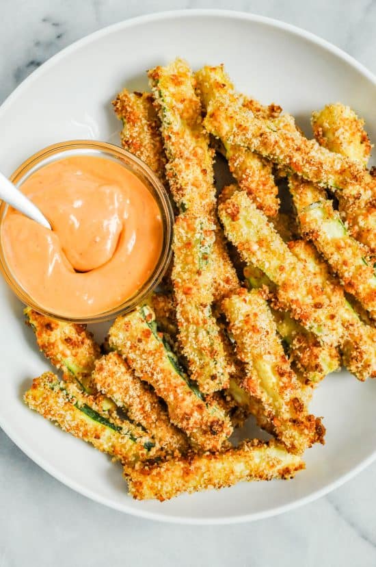 Baked Zucchini Fries Recipe - This Healthy Table