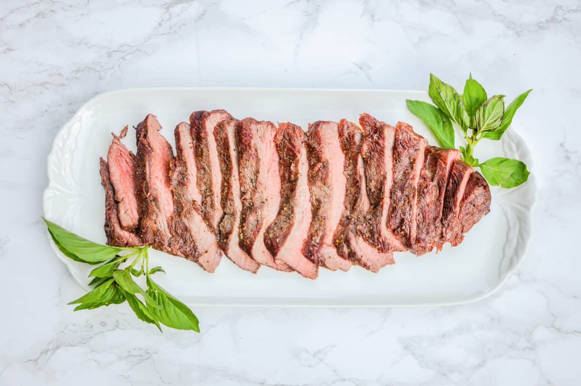 Flat Iron Steak with Basil Aioli - This Healthy Table