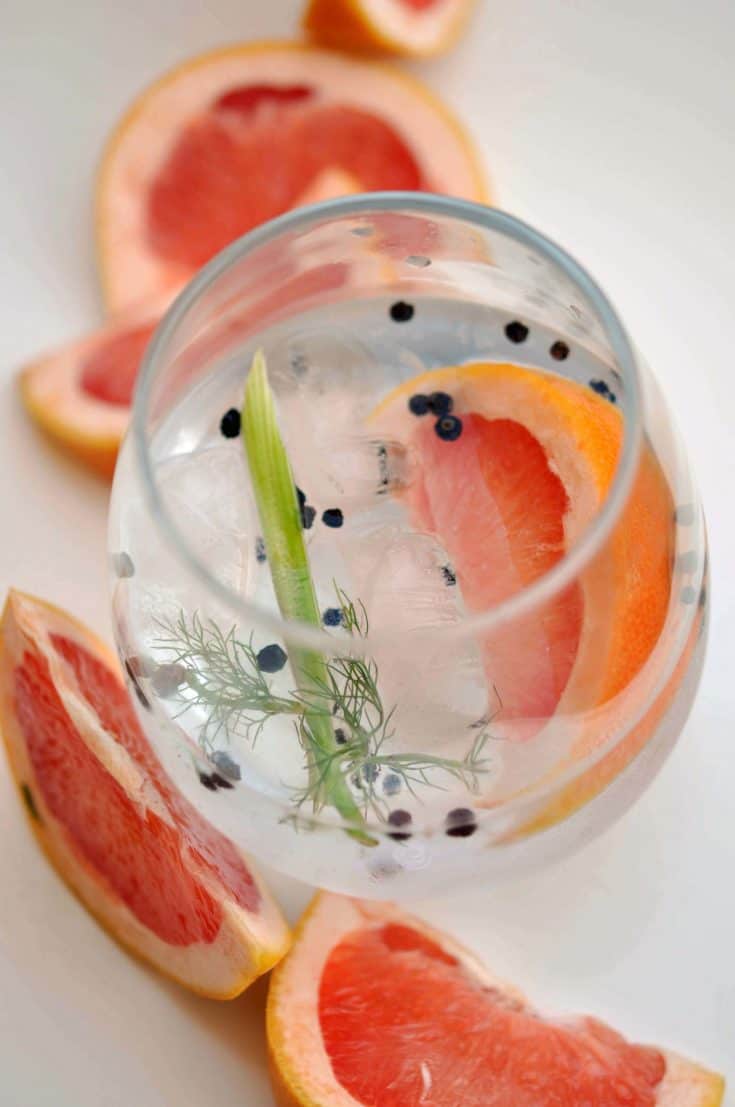 Fennel, Black Pepper, and Grapefruit Gin and Tonic This Healthy Table