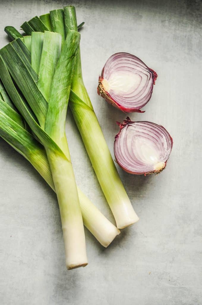 leeks and onions