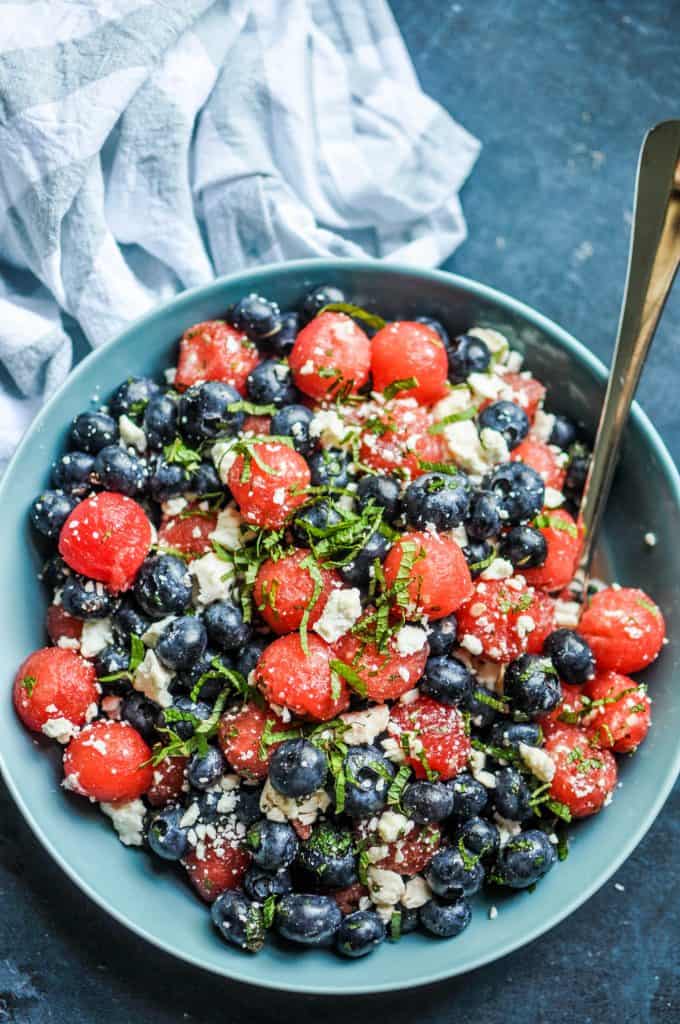 watermelon blueberry salad recipe