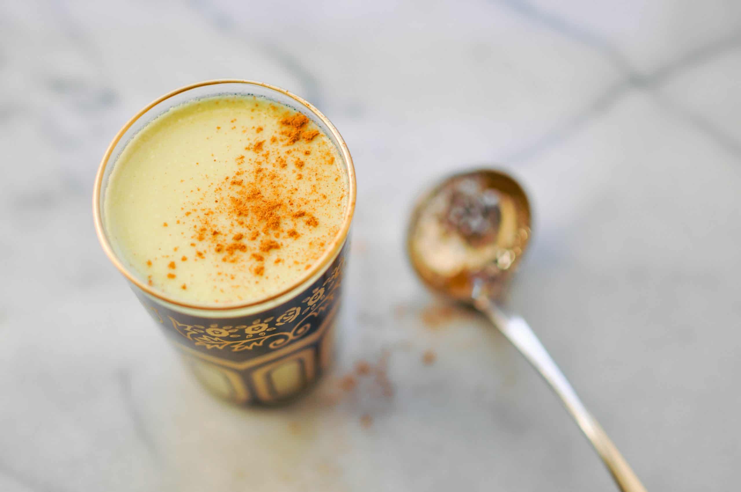 Golden Milk with Fresh Turmeric This Healthy Table