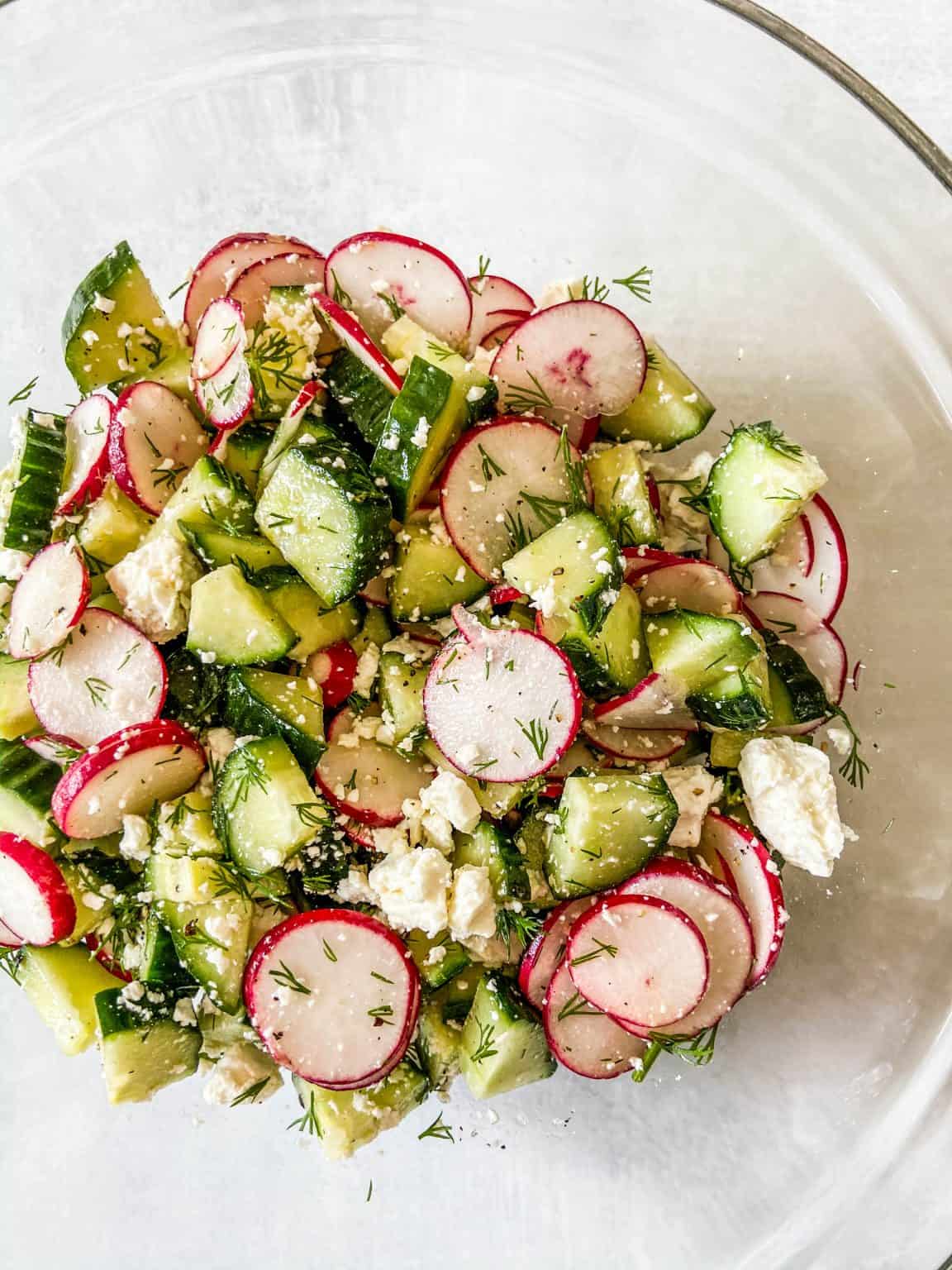 Radish and Cucumber Salad This Healthy Table