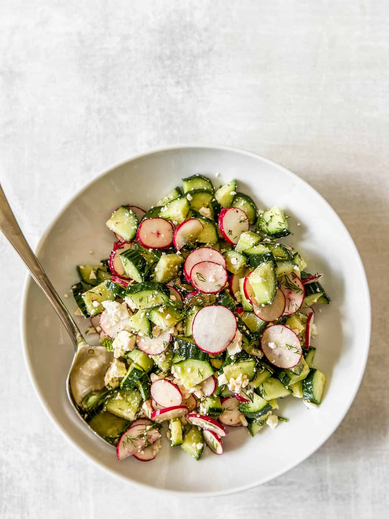 Radish and Cucumber Salad This Healthy Table