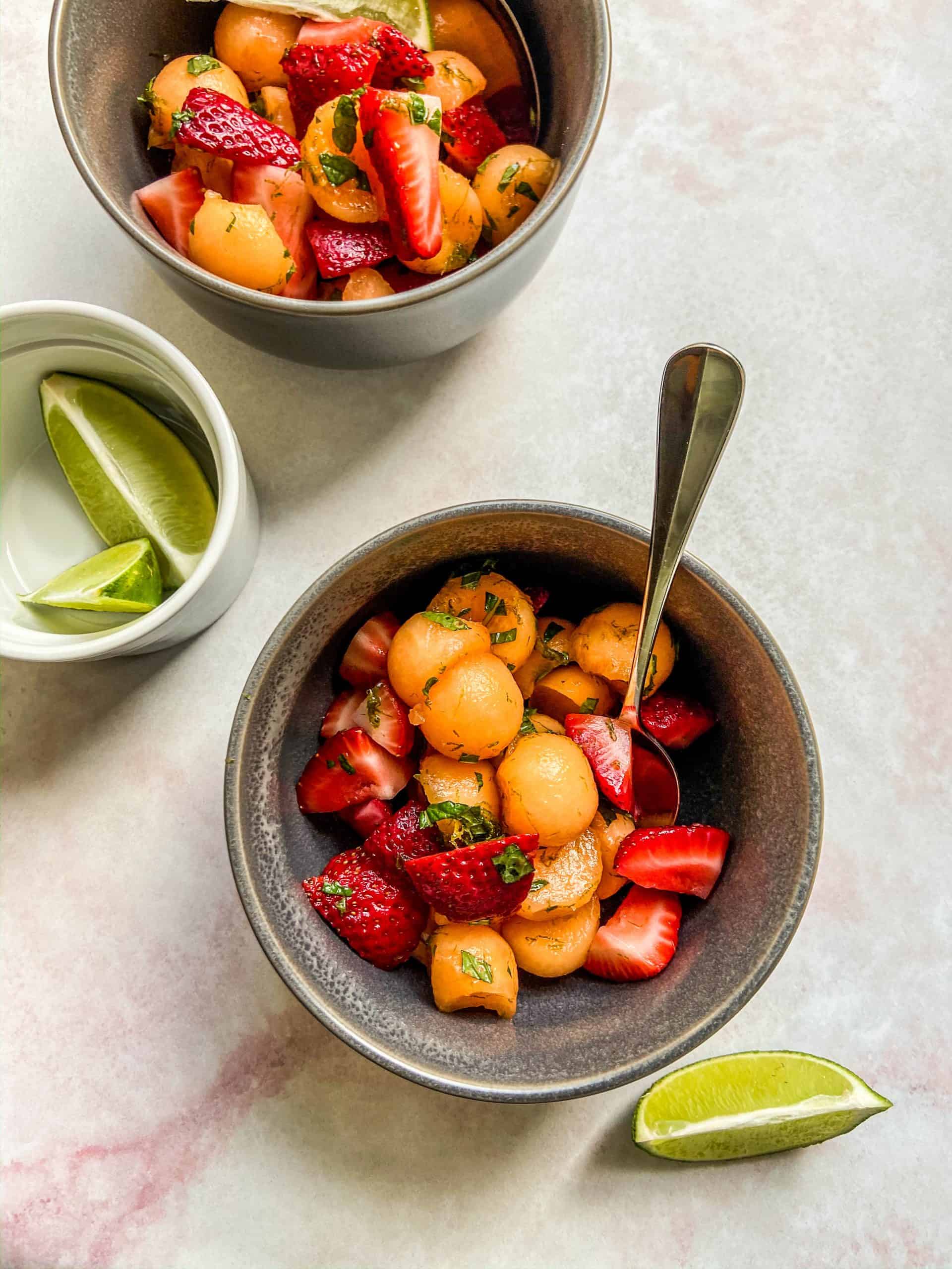Strawberry Cantaloupe Salad This Healthy Table