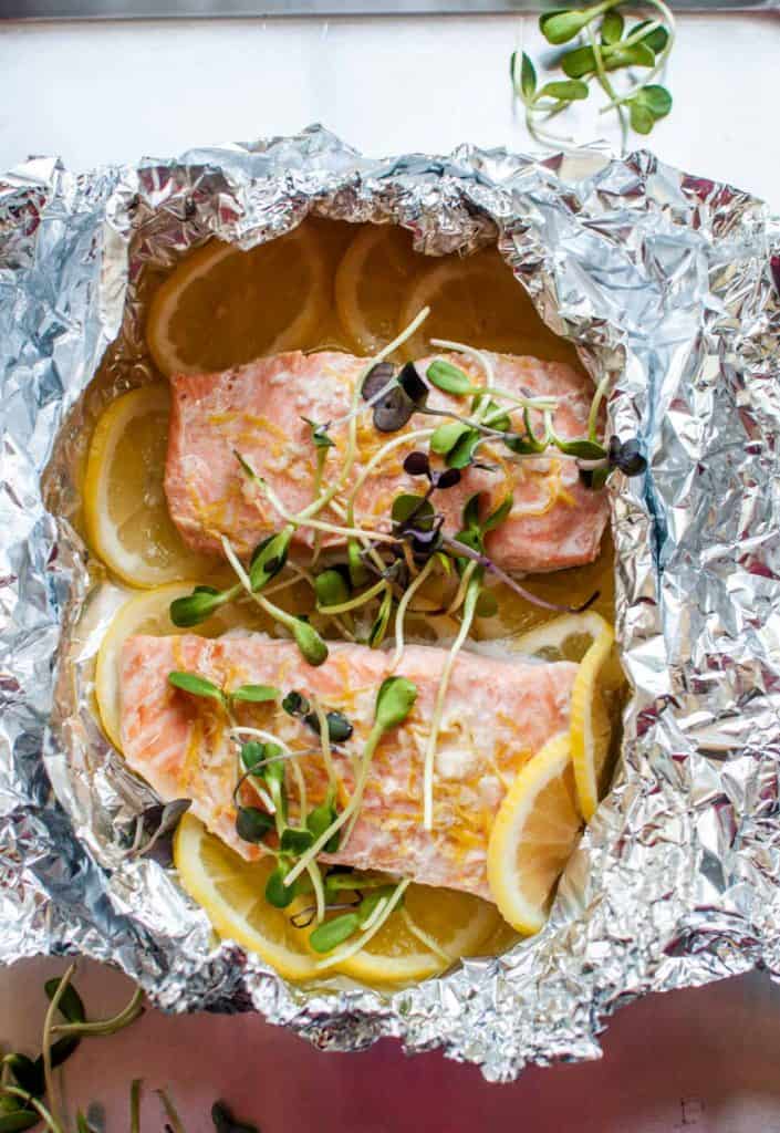 Baked Salmon with Lemon - This Healthy Table