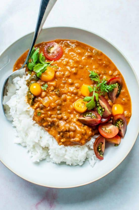 Coconut Lentil Curry - This Healthy Table