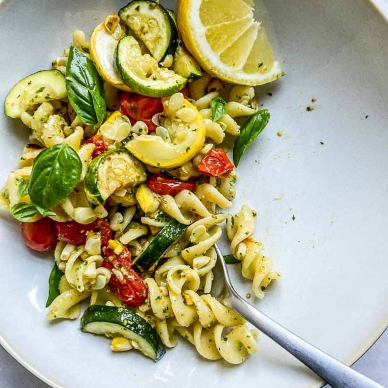 Pesto Pasta Salad Recipe This Healthy Table