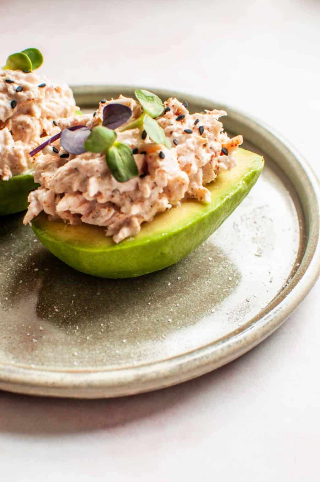 Stuffed Avocado with Tuna This Healthy Table