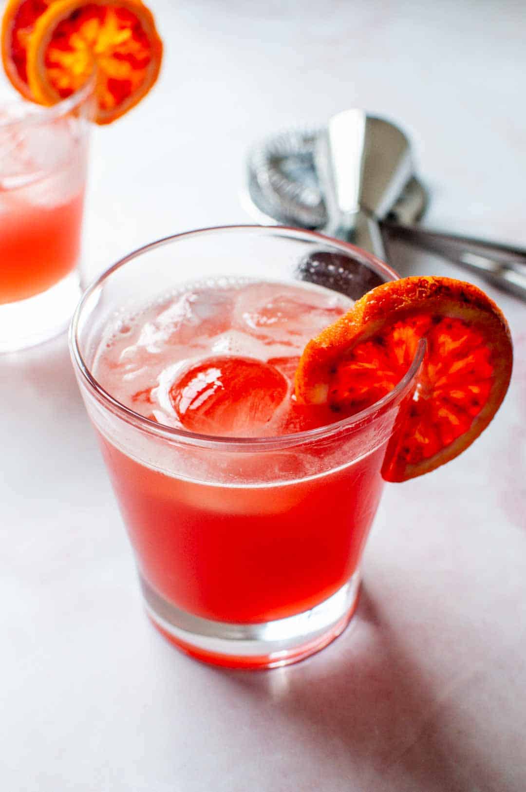 Blood Orange Whiskey Sour - This Healthy Table