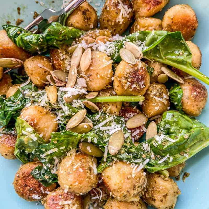 Cauliflower Gnocchi with Pesto This Healthy Table
