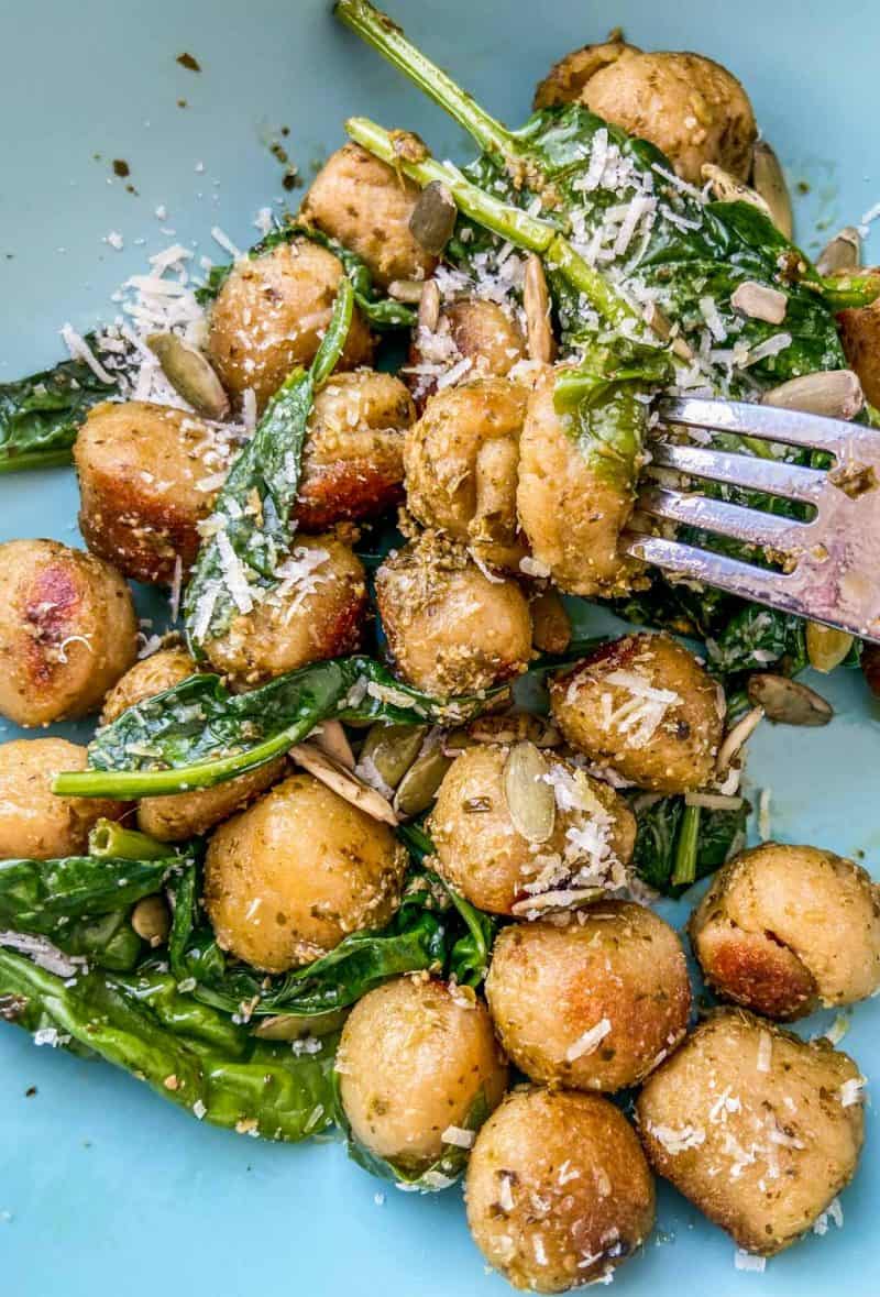 Cauliflower Gnocchi with Pesto This Healthy Table