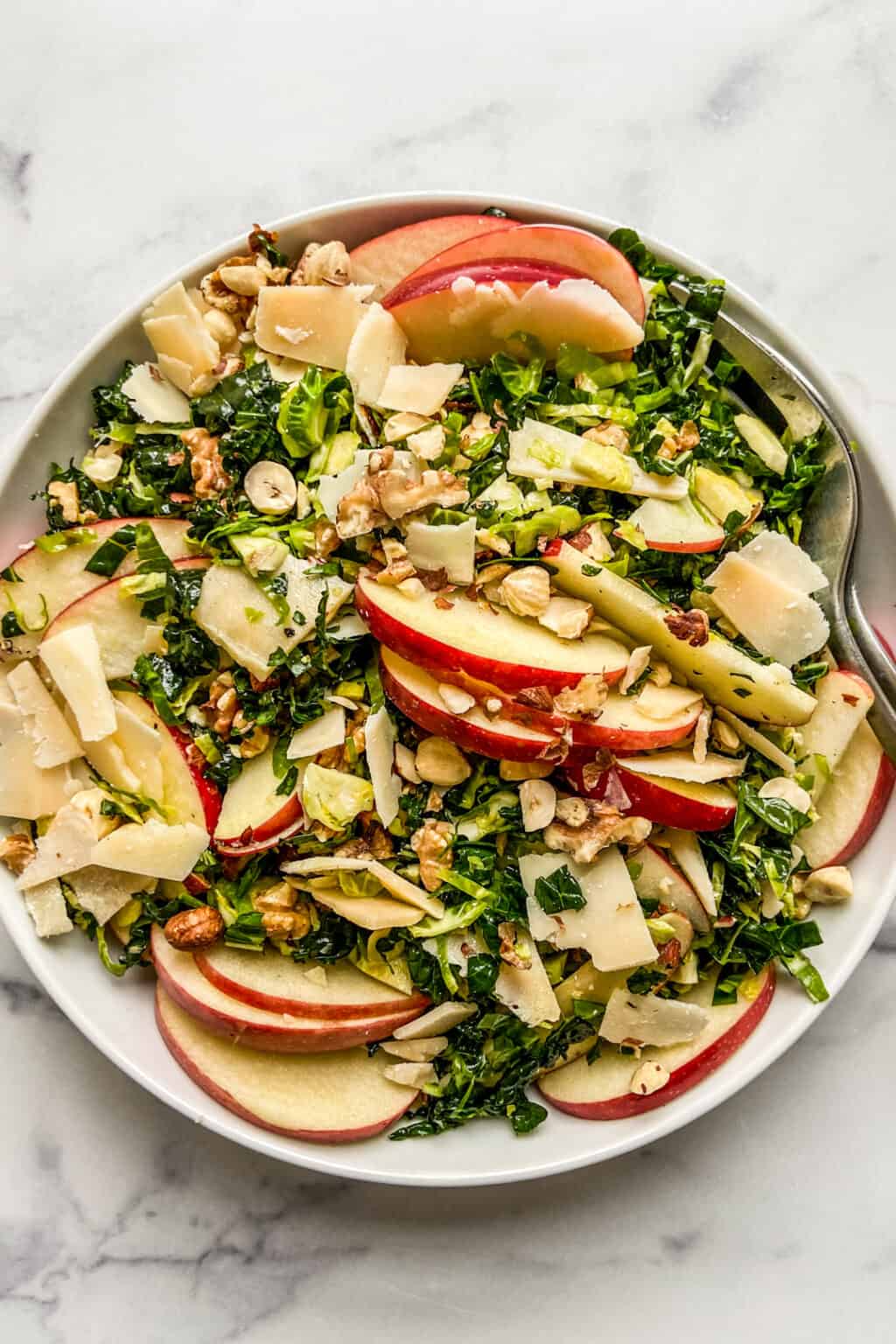 Brussels Sprouts Kale Salad This Healthy Table