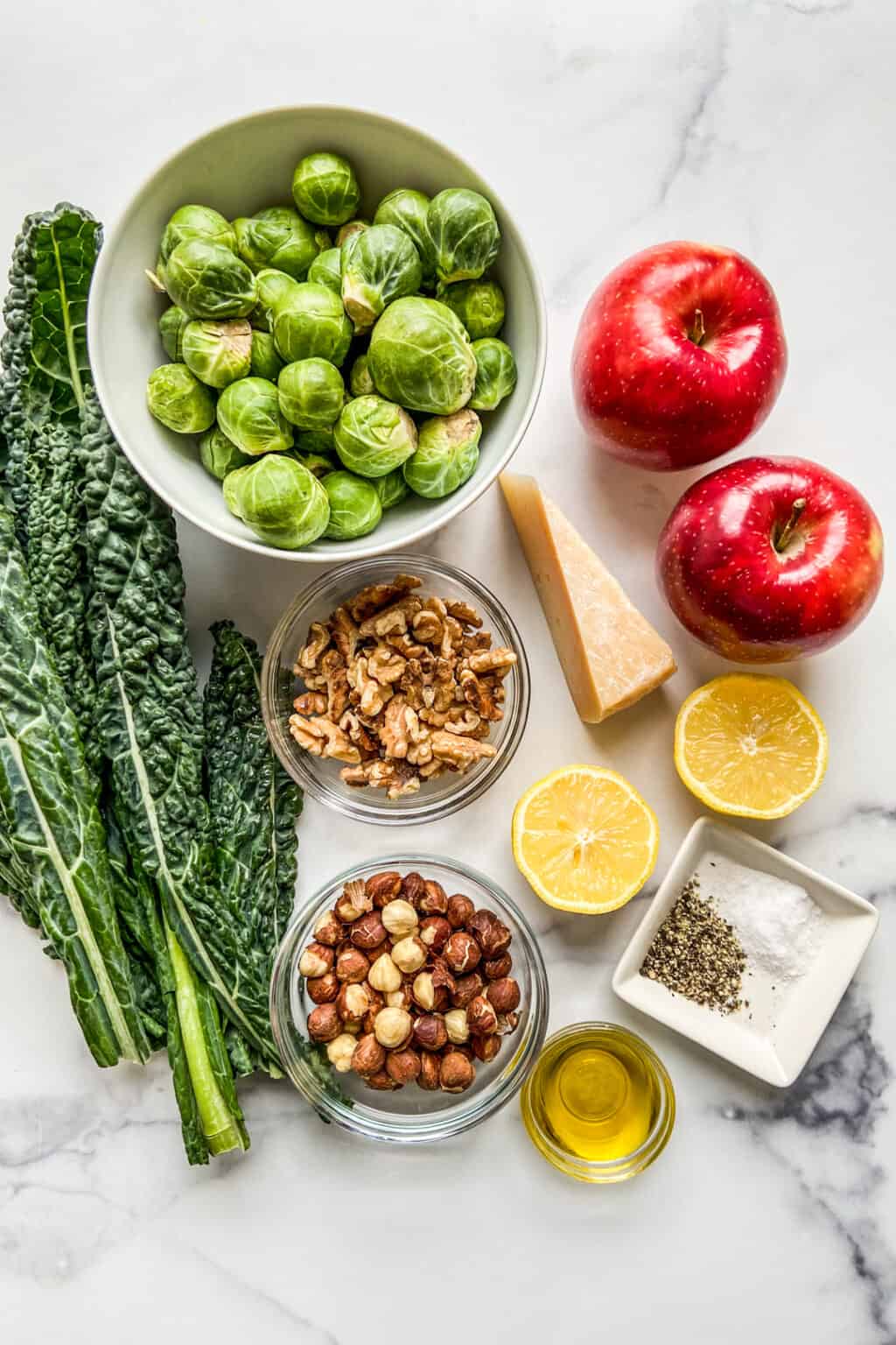 Brussels Sprouts Kale Salad This Healthy Table