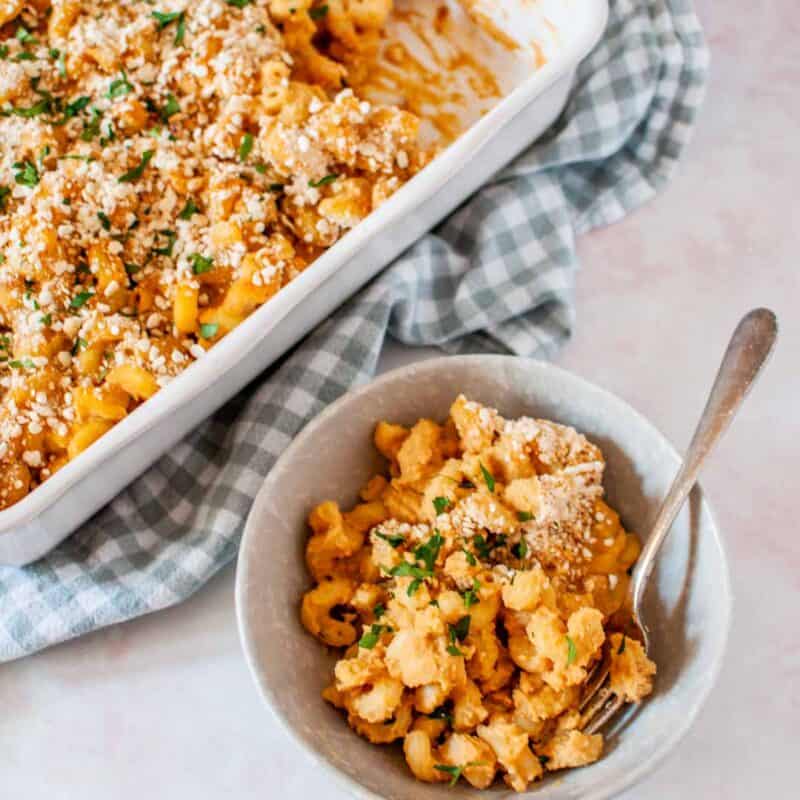 Cauliflower Mac and Cheese (Vegan) This Healthy Table