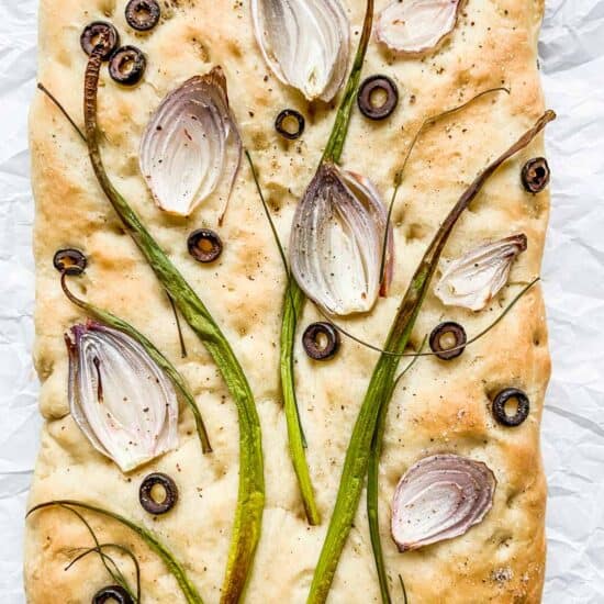 How To Make Decorated Focaccia Bread - This Healthy Table