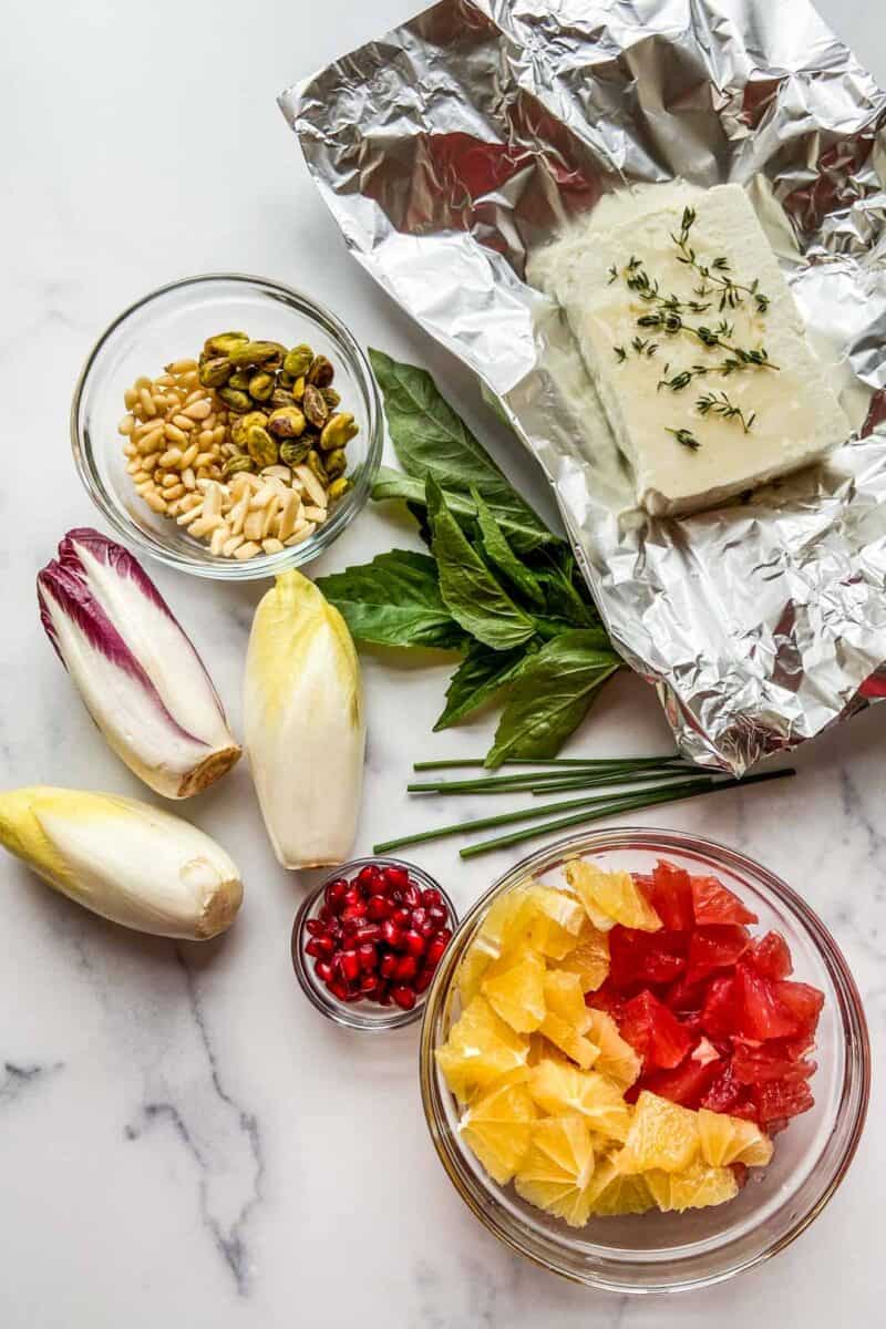 Endive Salad Bites with Grilled Feta This Healthy Table