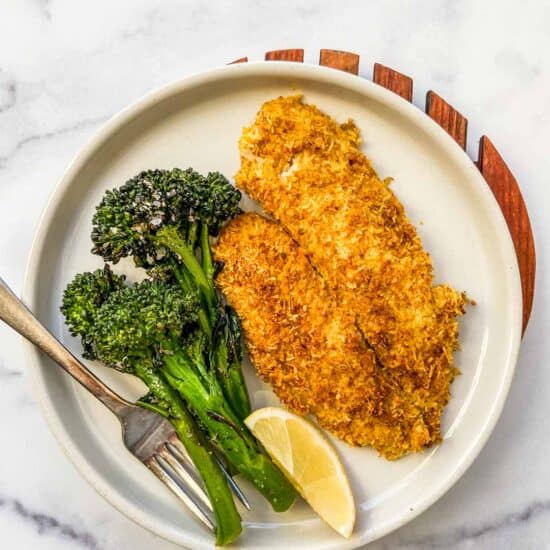 Coconut Crusted Tilapia - This Healthy Table