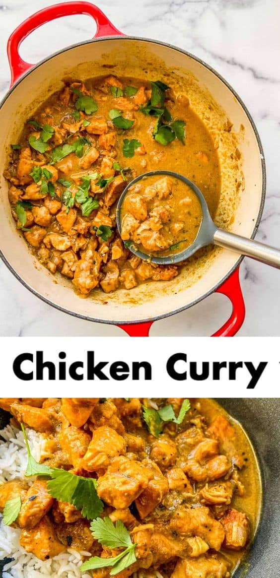 Chicken Curry With Coconut Milk - This Healthy Table