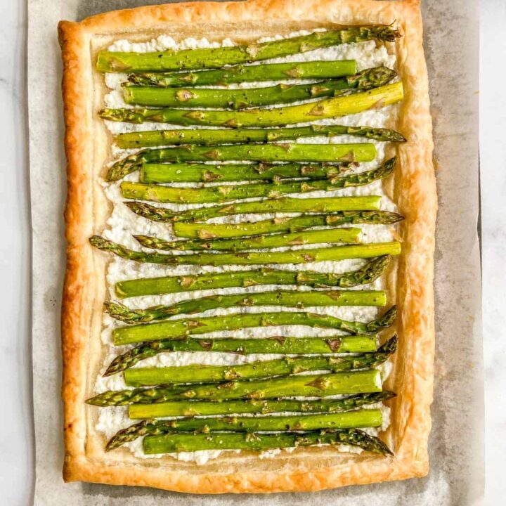Puff Pastry Recipes: Asparagus Tart