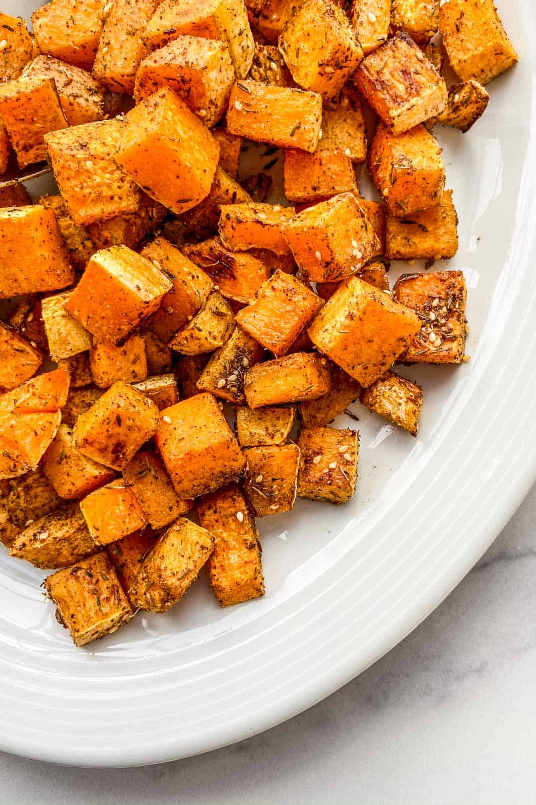 Za'atar Roasted Butternut Squash - This Healthy Table