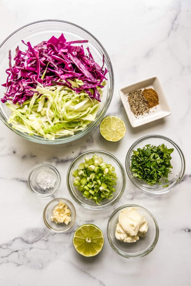 Slaw for Fish Tacos - This Healthy Table