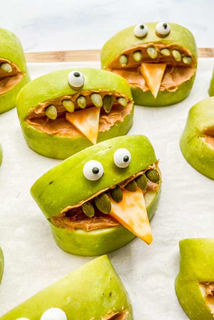 Healthy Halloween Snack Tray •