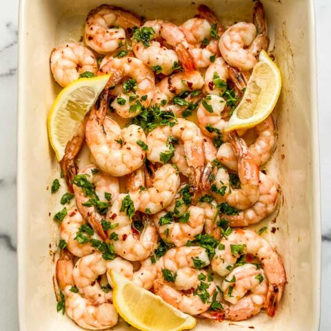 Easy Oven Baked Shrimp Recipe - This Healthy Table