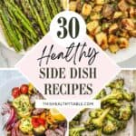 Vegetable side dish pin graphic.