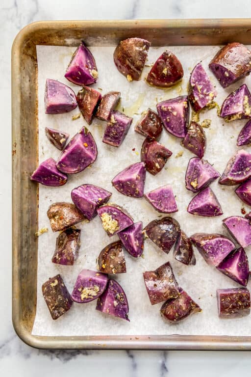Roasted Purple Potatoes This Healthy Table