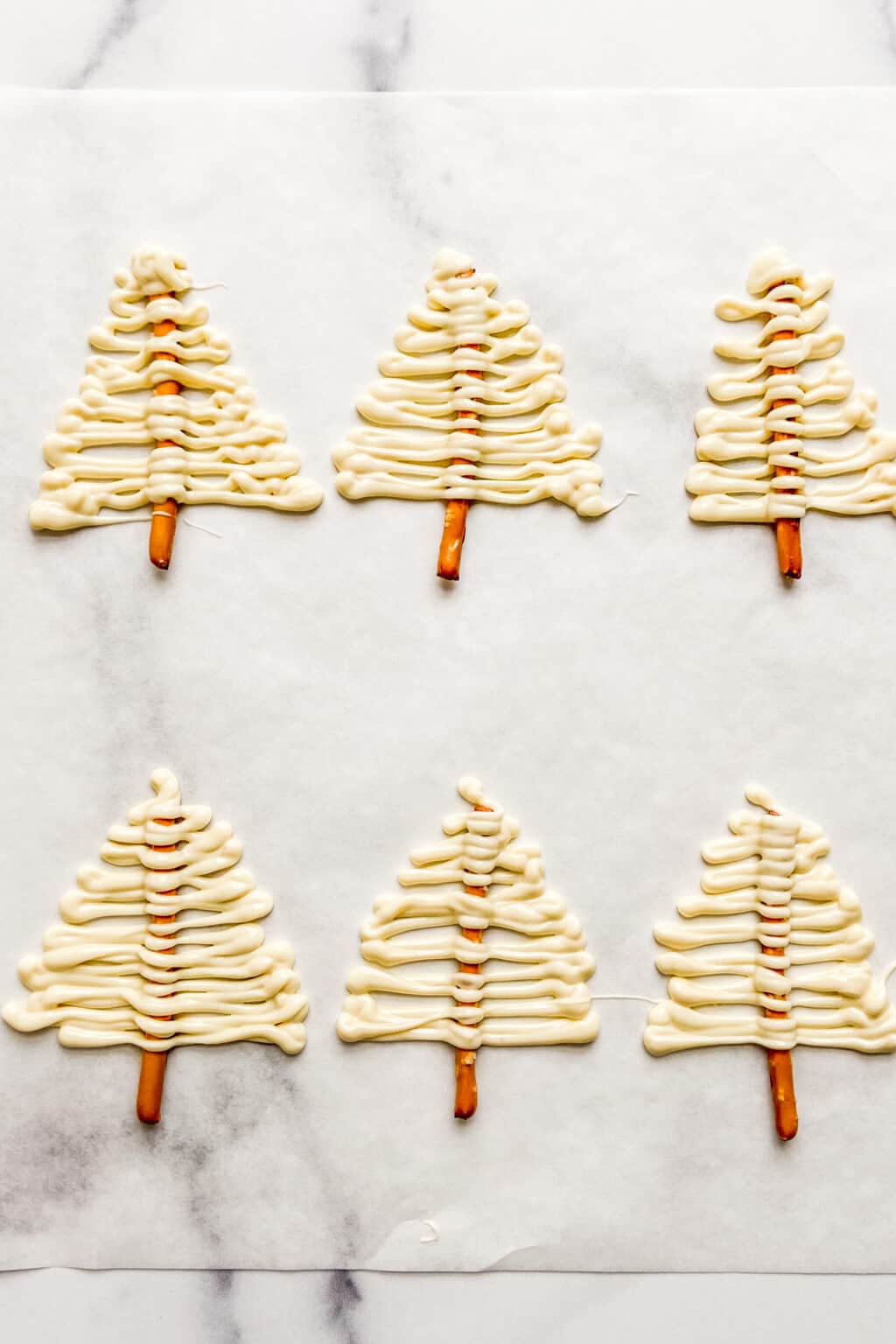 White Chocolate Christmas Trees - This Healthy Table