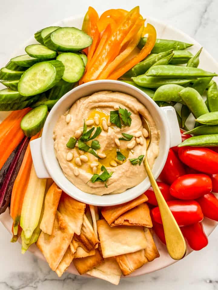 How to Make a Hummus Board - This Healthy Table