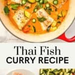 Thai fish curry pin graphic.