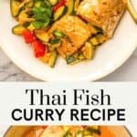 Thai fish curry pin graphic.
