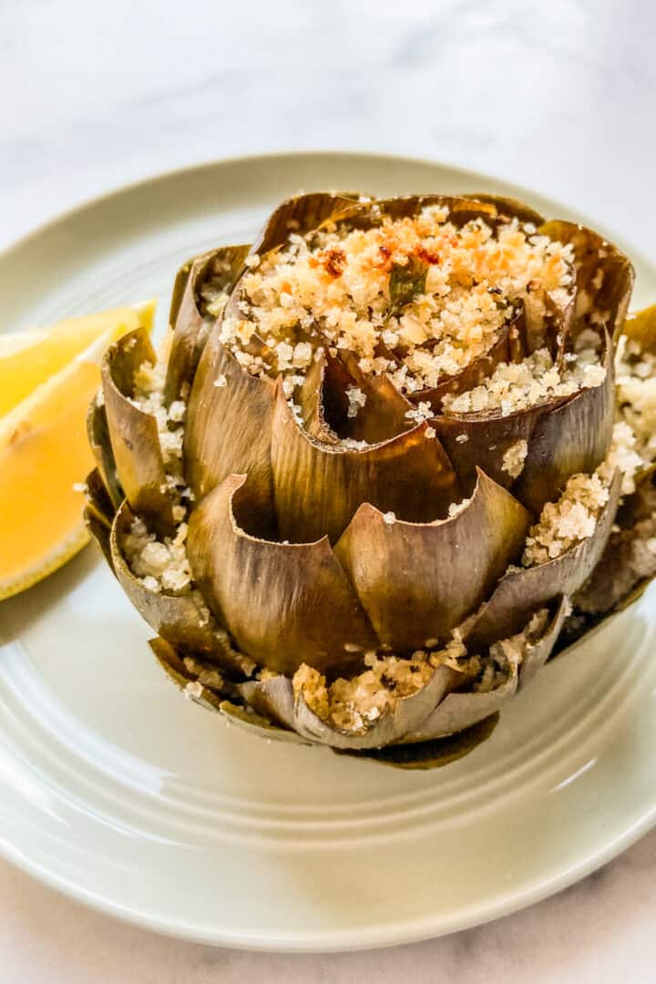 Baked Stuffed Artichokes This Healthy Table