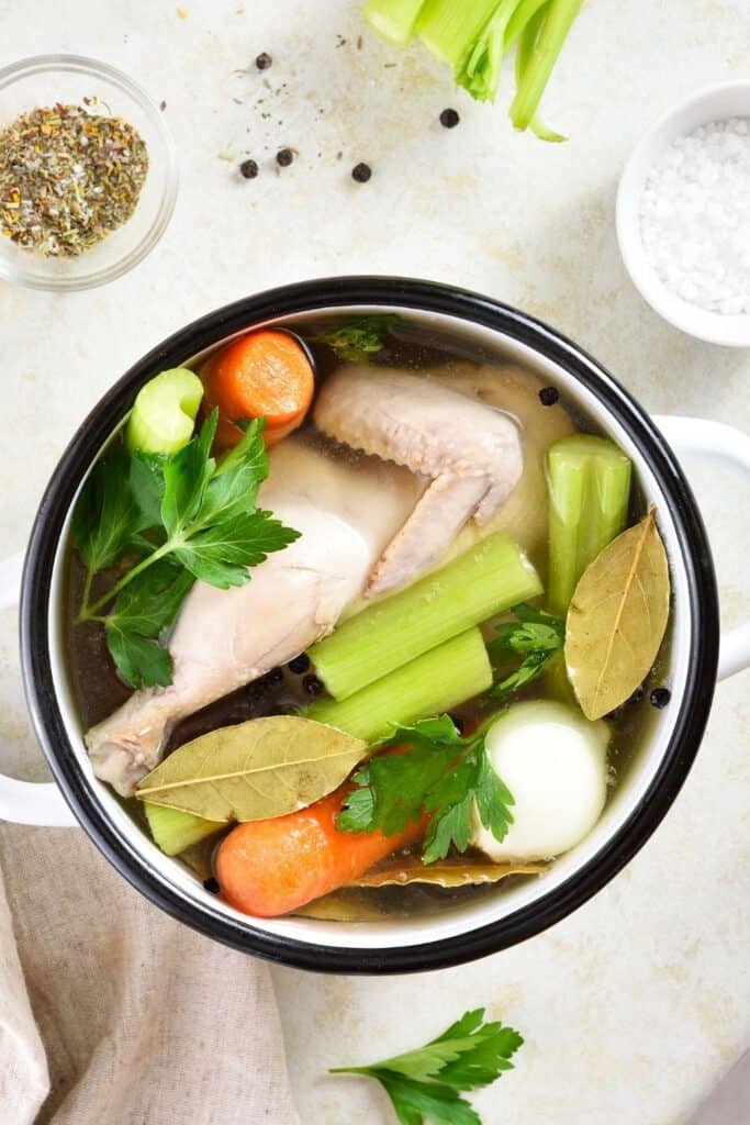Ideas of what to substitute for chicken broth.