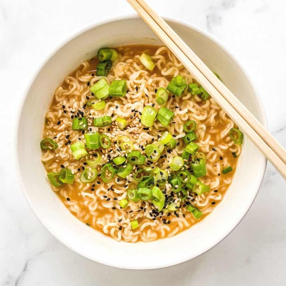 Peanut Butter Ramen - This Healthy Table